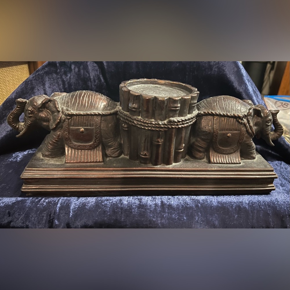 Elephant Pillar Candle Holder